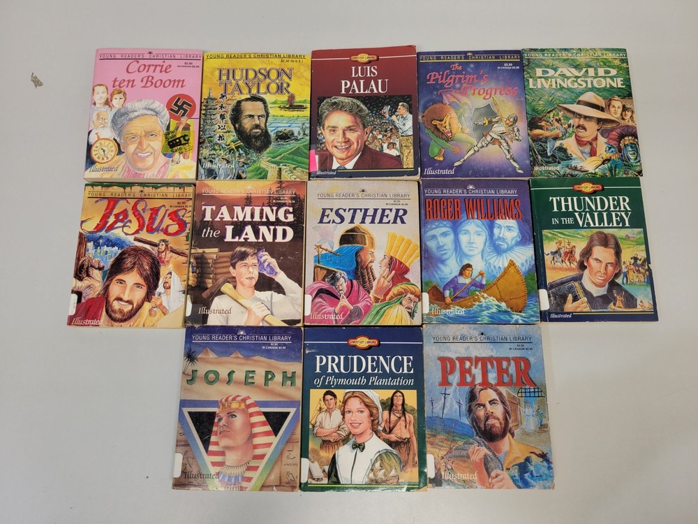 Lot of 13 Young Reader’s Christian Library Illustrated Mini Story Books