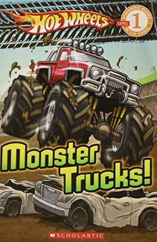Hot Wheels: Monster Trucks! (Scholastic Reader Level 1) – Paperback – GOOD