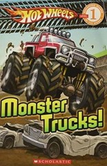 Hot Wheels: Monster Trucks! (Scholastic Reader Level 1) – Paperback – GOOD