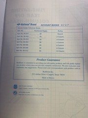 National Brand Granite Series 6 Column Columnar Book 9-1/4″ x 7″ set of two