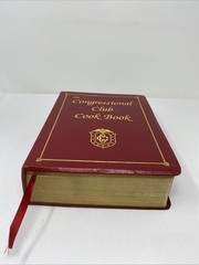 The Congressional Club Cook Book 1993 Red Faux Leather Cookbook