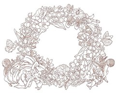 (ダウンロード特典付)こだわり塗り絵シリーズ 季節のリース Seasonal Wreaths of plants (Paperback) (UK IMPORT)