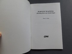 Harvest Waiting: Reaching Out to Jewish People – Bruce Lieske – 1995 paperback