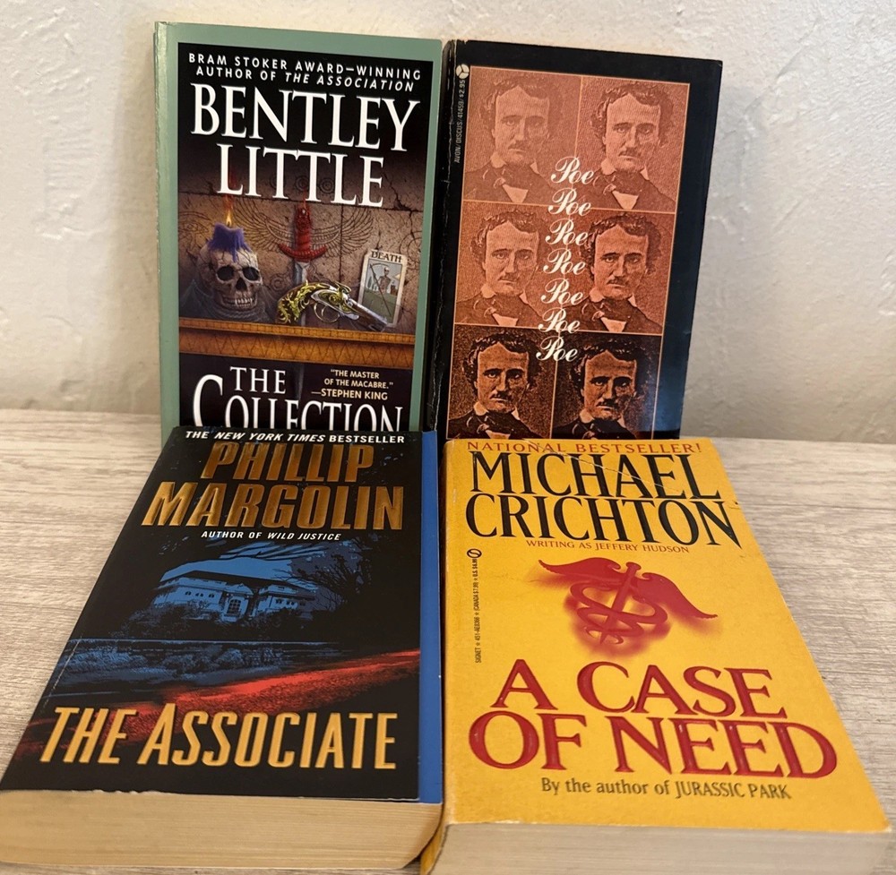 4 Lot Different Authors Fictions