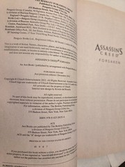 Assassin’s Creed Forsaken Oliver Bowden Paperback Novel Ace Premium Edition