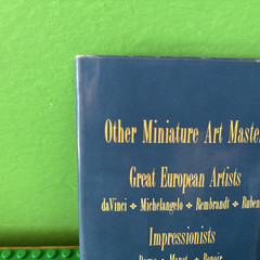 MINIATURE ART MASTERS ART BOOK OF MONET 1993 GERHARD GRUITROOY