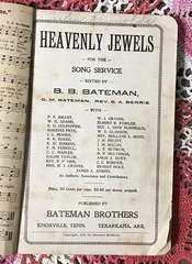 (3) books 1920’s Gospel Songs, Shape Notes, published by Bateman Brothers