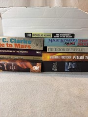 Sci Fi lot Patrick Rothfuss Arthur C. Clarke Philip Pullman Terry Brooks