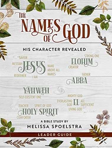 The Names of God Leader Guide – Paperback, by Spoelstra – Very Good
