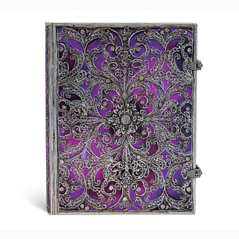Aubergine Ultra Lined Hardcover Journal, 240pg, 120GSM by Paperblanks (Silve…