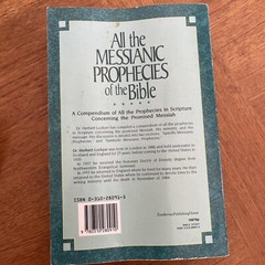 All the Messianic Prophecies of the Bible – Paperback By Lockyer, Herbert – Good