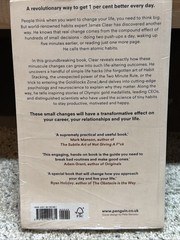 atomic habits book paperback