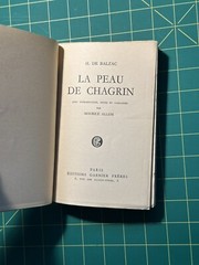 La Peau De Chagrin par Honore de Balzac