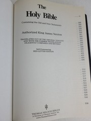 Holy Bible KJV Words Of Jesus In Red Dictionary Concordance Nelson 1987