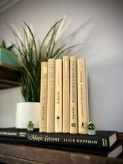 Stack of 6 colorful books for Decoration | Book Decor| Decorative Book set.