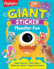 Giant Sticker Monster Fun: Hours of Giant Sticker Fun for Young Puzzlers 3 a…