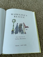 Madeline’s Rescue Hardcover Book Ludwig Bemelmans Children’s Book 2002