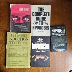 Vintage Hypnosis Book Lot, Induction, Science, Hypnotism, Complete Guide, Power