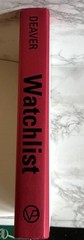 Jeffery Deaver WATCHLIST First Edition 1st Print Multiple Writers of Thrillers