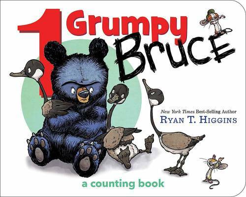 1 Grumpy Bruce: A Counting Board Book (Mother Bruce) – Board book – GOOD