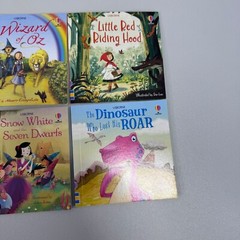 Lot Of 6 Usborne First Sticker Books, Dinosaur,Riding Hood,Wizard Of Oz