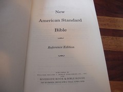 Rare 1975 Black Genuine Leather Loose Leaf New American Standard Bible NAS NASB