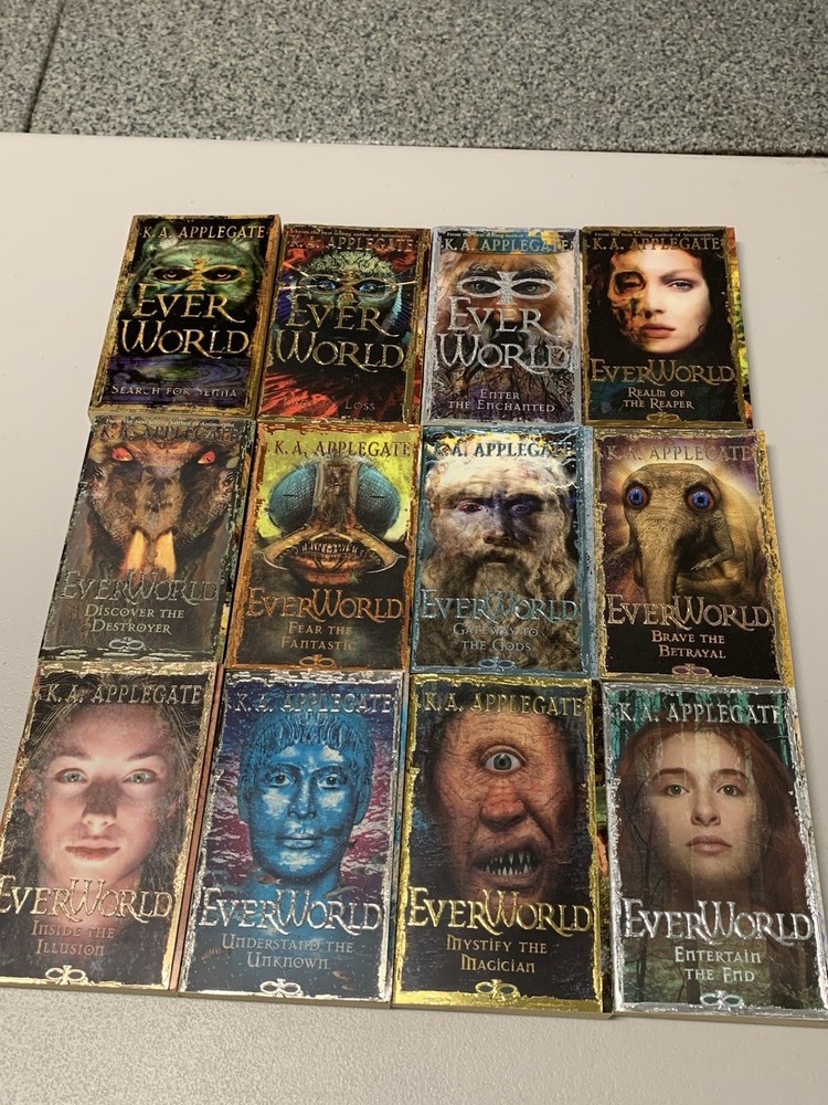 Everworld Complete 1-12 Set K.A. Applegate – Books 2-10 & 12 1st Ed 1st Print