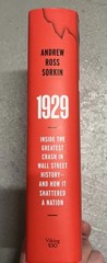 1929 SIGNED BY ANDREW ROSS SORKIN HARDCOVER NEW