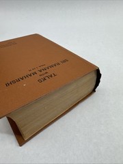 talks with sri ramana maharshi Vol. 1-3 Third Edition 1963 Hardcover