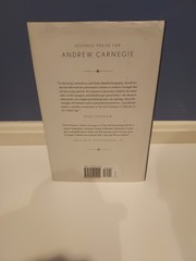 Andrew Carnegie by David Nasaw (2006, Hardcover)
