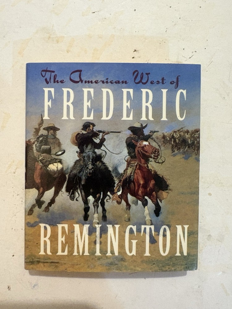 THE AMERICAN WEST OF FREDERIC REMINGTON ART -Mini HC/DJ Gift Book