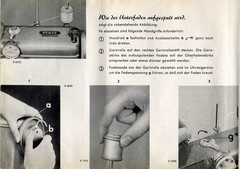 PFAFF 362-261 Automatic Sewing Machine Instruction Manual IN GERMAN – WIRE BOUND
