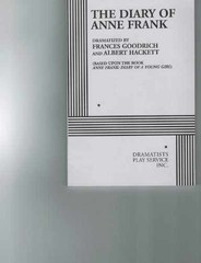 The Diary of Anne Frank. – Paperback, by Frances Goodrich and – Very Good x