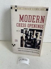 Modern Chess Openings by Nick Defirmian 1990 Trade Paperback 13th Edition