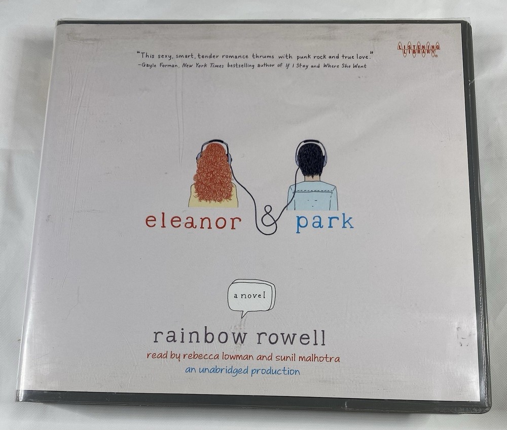 Eleanor & Park Rainbow Rowell Audiobook CD Ex Library