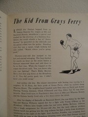 1947 Boxing in Philadelphia Tales of Legends & Lore LEATHER SOCKING TALES