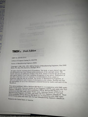 TMEH Desk Edition by SME Staff (Hardcover)