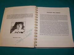 Garden Club of NC Cookbook Illustrated SIGNED by SALLY SUTTON artist 432 pages