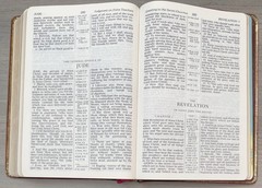 Kenneth Copeland Reference Bible 1972 RED HANDBOUND GENUINE LEATHER Red Letter