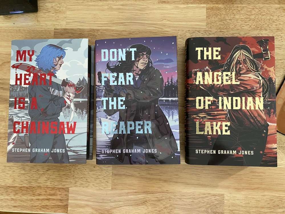 Stephen Graham Jones Indian Lake Trilogy Hardcover Set Evernight Exclusive