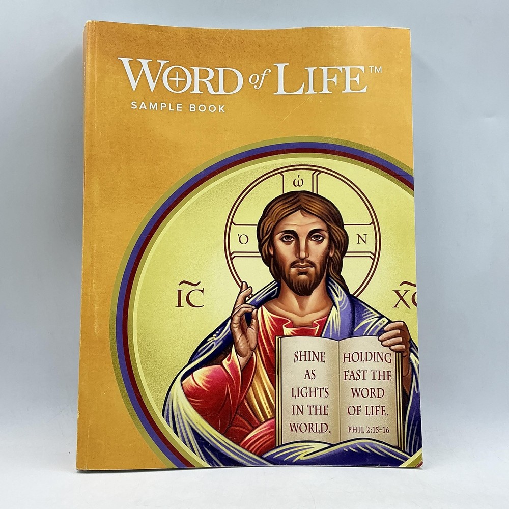 WORD Of LIFE Sample Book Augustine Institute Paperback Yellow Good Condition