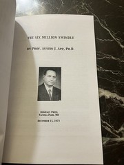 The Six Million Swindle, Austin J, App