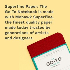 Go-to Notebook with Mohawk Paper, Brick Red Lined (Simple Page red