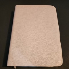 HOLY BIBLE Concordance Holman Genuine white Morocco Leather 1949 edition.