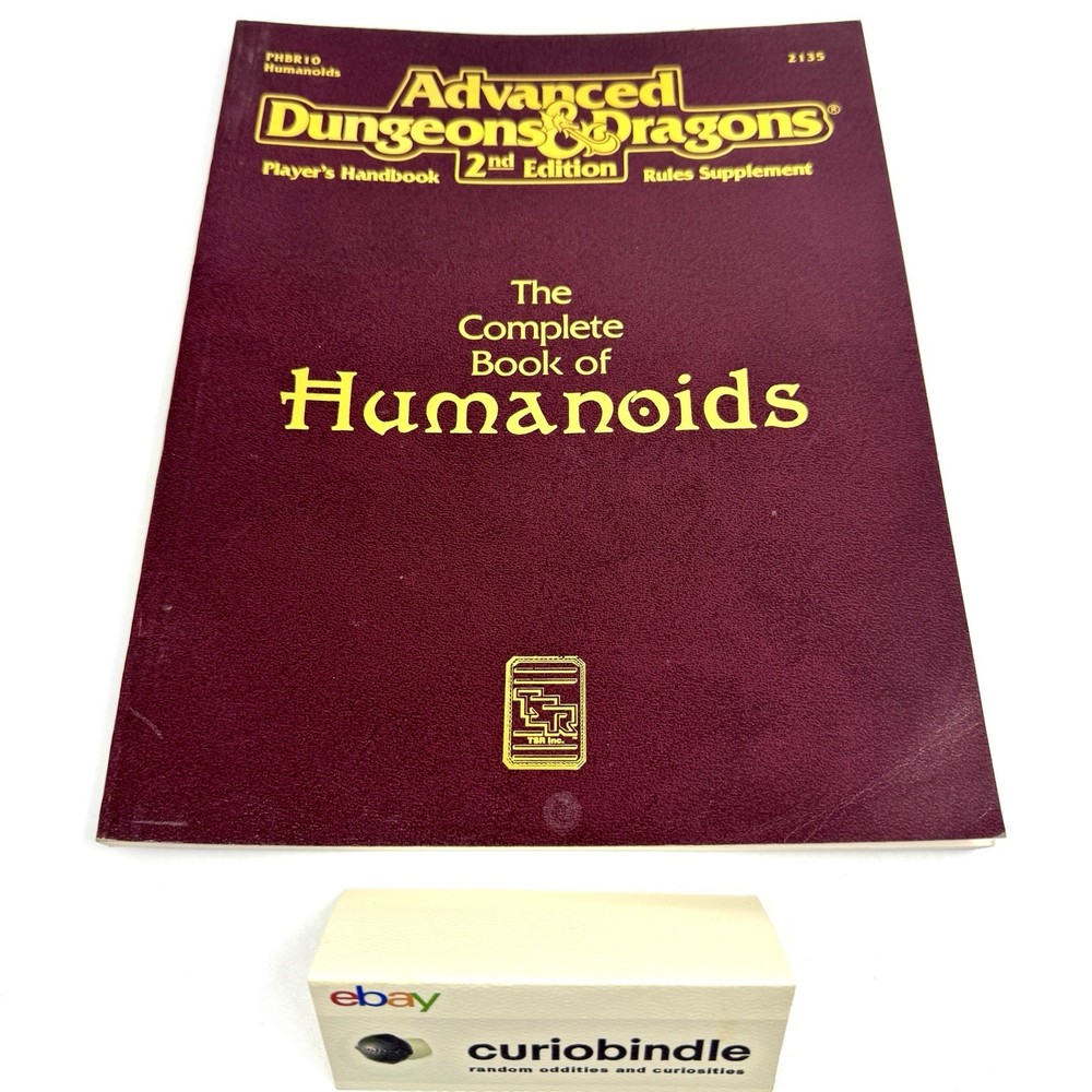 AD&D2E Advanced Dungeons and Dragons – The Complete Humanoids Handbook 2nd Ed