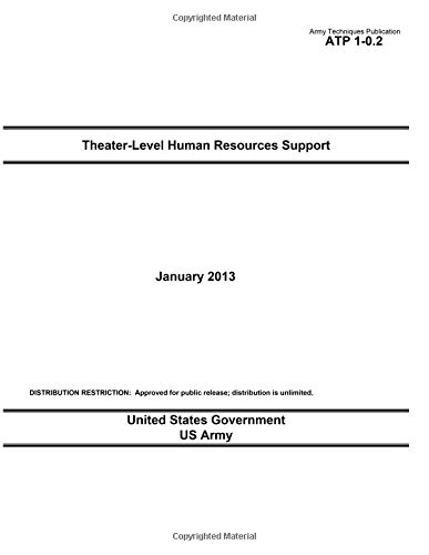 ARMY TECHNIQUES PUBLICATION ATP 1-0.2 THEATER-LEVEL HUMAN By Us United States