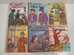 VTG Lot of 21 Illustrated Classic Edition Mini PB Books~Fantasy~People~Animals