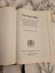 Vintage Holman Holy Bible Black French Morocco Leather Gold Red Letter Regal