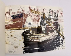 1969 Moshe Gat Deluxe Edition Signed Original Lithograph Art Book w/Dust Jacket