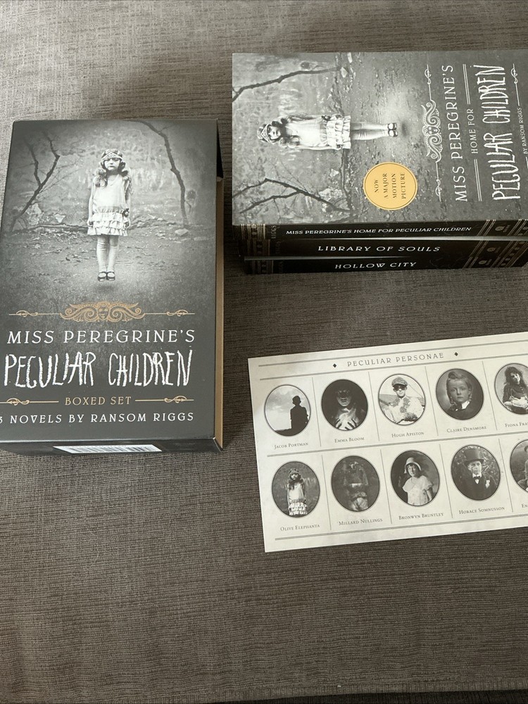 Miss Peregrine’s Peculiar Children Boxed Set: 3 Novels by Ransom Riggs New